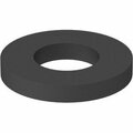 Bsc Preferred Abrasion-Resistant Sealing Washer Aramid Fabric/Buna-N Rubber 1/4 Screw Size 0.5 OD, 10PK 93303A101